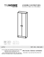 TUHOME Furniture MULTIUSOS MLB 4469 Assembly Instructions Manual preview