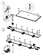 Предварительный просмотр 7 страницы TUHOME Furniture MULTIUSOS MLB 4469 Assembly Instructions Manual