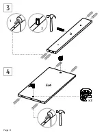 Предварительный просмотр 8 страницы TUHOME Furniture MULTIUSOS MLB 4469 Assembly Instructions Manual