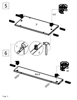 Предварительный просмотр 9 страницы TUHOME Furniture MULTIUSOS MLB 4469 Assembly Instructions Manual