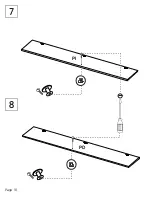 Предварительный просмотр 10 страницы TUHOME Furniture MULTIUSOS MLB 4469 Assembly Instructions Manual