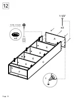 Предварительный просмотр 13 страницы TUHOME Furniture MULTIUSOS MLB 4469 Assembly Instructions Manual