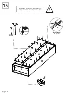 Предварительный просмотр 14 страницы TUHOME Furniture MULTIUSOS MLB 4469 Assembly Instructions Manual