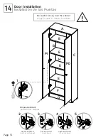 Предварительный просмотр 15 страницы TUHOME Furniture MULTIUSOS MLB 4469 Assembly Instructions Manual