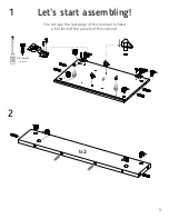 Preview for 6 page of TUHOME Furniture PAMPLONA DOUBLE KITCHEN PANTRY Assembly Instructions Manual