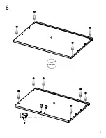 Preview for 9 page of TUHOME Furniture PAMPLONA DOUBLE KITCHEN PANTRY Assembly Instructions Manual