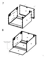 Preview for 10 page of TUHOME Furniture PAMPLONA DOUBLE KITCHEN PANTRY Assembly Instructions Manual