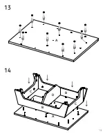 Preview for 13 page of TUHOME Furniture PAMPLONA DOUBLE KITCHEN PANTRY Assembly Instructions Manual