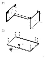 Preview for 17 page of TUHOME Furniture PAMPLONA DOUBLE KITCHEN PANTRY Assembly Instructions Manual