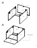 Preview for 18 page of TUHOME Furniture PAMPLONA DOUBLE KITCHEN PANTRY Assembly Instructions Manual