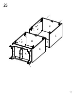 Preview for 19 page of TUHOME Furniture PAMPLONA DOUBLE KITCHEN PANTRY Assembly Instructions Manual