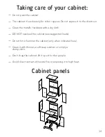 Preview for 24 page of TUHOME Furniture PAMPLONA DOUBLE KITCHEN PANTRY Assembly Instructions Manual