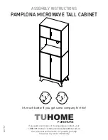 Preview for 1 page of TUHOME Furniture PAMPLONA Assembly Instructions Manual