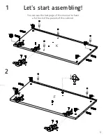 Preview for 6 page of TUHOME Furniture PAMPLONA Assembly Instructions Manual