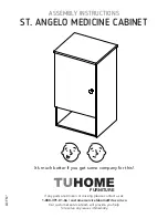 TUHOME Furniture ST. ANGELO Assembly Instructions Manual preview