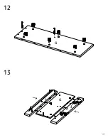 Preview for 12 page of TUHOME Furniture ST. CLAIRE Assembly Instructions Manual