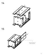 Preview for 13 page of TUHOME Furniture ST. CLAIRE Assembly Instructions Manual