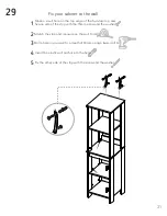 Preview for 21 page of TUHOME Furniture ST. CLAIRE Assembly Instructions Manual