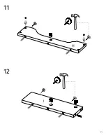 Preview for 11 page of TUHOME Furniture ST. CLOUD LINEN CABINET Assembly Instructions Manual