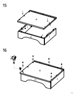 Preview for 13 page of TUHOME Furniture ST. CLOUD LINEN CABINET Assembly Instructions Manual