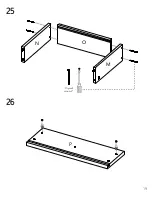 Preview for 19 page of TUHOME Furniture ST. CLOUD LINEN CABINET Assembly Instructions Manual