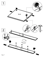 Preview for 7 page of TUHOME Furniture TERA CLW4758 Assembly Instructions Manual