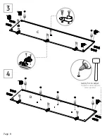 Preview for 8 page of TUHOME Furniture TERA CLW4758 Assembly Instructions Manual