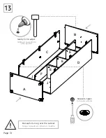 Preview for 13 page of TUHOME Furniture TERA CLW4758 Assembly Instructions Manual