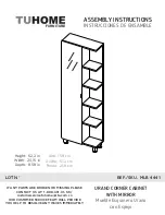 TUHOME Furniture URANO MLB 4441 Assembly Instructions Manual preview