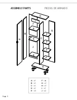 Preview for 5 page of TUHOME Furniture URANO MLB 4441 Assembly Instructions Manual