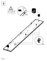 Preview for 9 page of TUHOME Furniture URANO MLB 4441 Assembly Instructions Manual