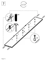 Preview for 12 page of TUHOME Furniture URANO MLB 4441 Assembly Instructions Manual