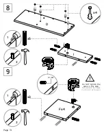 Preview for 13 page of TUHOME Furniture URANO MLB 4441 Assembly Instructions Manual