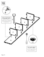 Preview for 14 page of TUHOME Furniture URANO MLB 4441 Assembly Instructions Manual