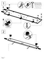 Preview for 7 page of TUHOME Furniture VARESE ALB5605 Assembly Instructions Manual