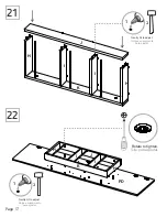 Preview for 17 page of TUHOME Furniture VARESE ALB5605 Assembly Instructions Manual