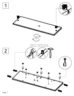 Preview for 7 page of TUHOME Furniture ZCG5659 Assembly Instructions Manual