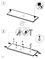 Preview for 7 page of TUHOME Furniture ZCG5660 Assembly Instructions Manual