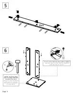 Preview for 9 page of TUHOME Furniture ZCG5660 Assembly Instructions Manual