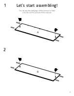 Preview for 6 page of TUHOME Furniture ZURICH CABINET SET Assembly Instructions Manual