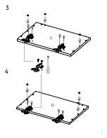 Preview for 7 page of TUHOME Furniture ZURICH CABINET SET Assembly Instructions Manual