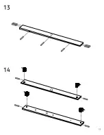 Preview for 13 page of TUHOME Furniture ZURICH CABINET SET Assembly Instructions Manual