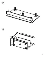 Preview for 14 page of TUHOME Furniture ZURICH CABINET SET Assembly Instructions Manual