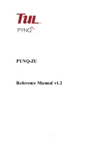 Preview for 1 page of TUL PYNQ-ZU Reference Manual