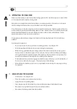 Preview for 31 page of Tulip MULTIDISC 250 XL VARIO Operator'S Manual