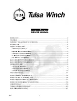 Tulsa Rufnek 100 Service Manual preview