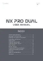 Предварительный просмотр 1 страницы Tumaker NX PRO DUAL User Manual