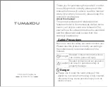 TUMAKOU T-008 Operation Manual предпросмотр