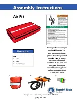 Preview for 1 page of Tumbl Trak Air Pit Assembly Instructions