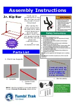 Tumbl Trak Jr. Kip Bar Assembly Instructions preview